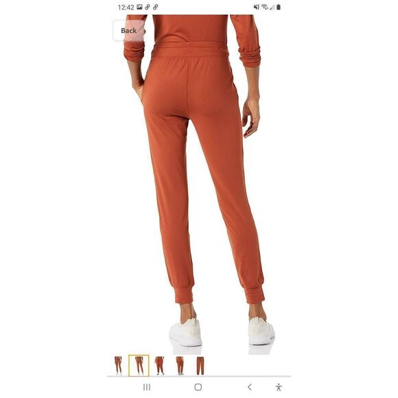 New Large Amazon Essentials Stretch Jogger Casual Loungewear Pants - Picture 2 of 2